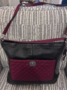 Coach Park Quilted Colorblock Hobo